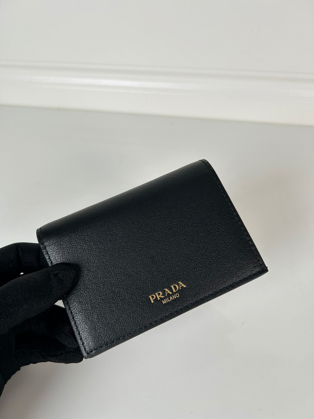 프라* 로고 반지갑 1MV021