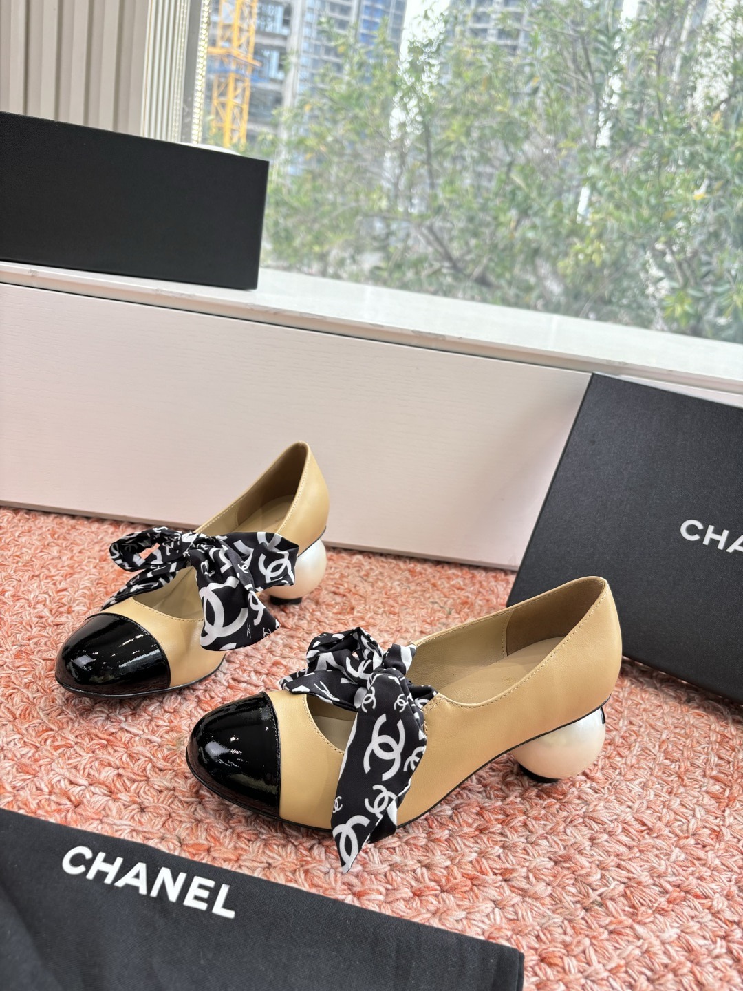 샤넬 26 신상 메리제인 리본 단화