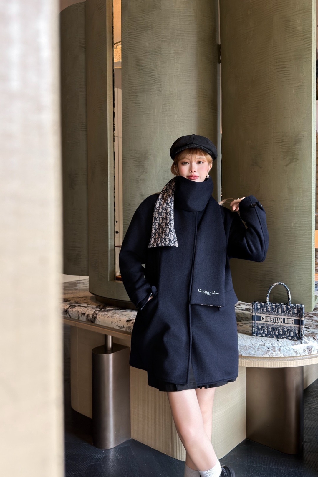 디올 25FW 신상 모직코트