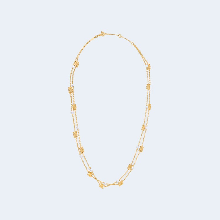 셀린느 트리옹프 골드 피니쉬 목걸이
