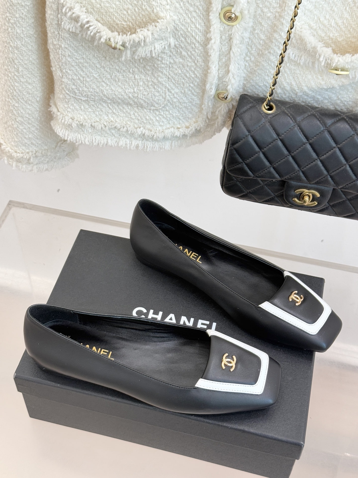 샤넬 25K 신상 플랫 단화