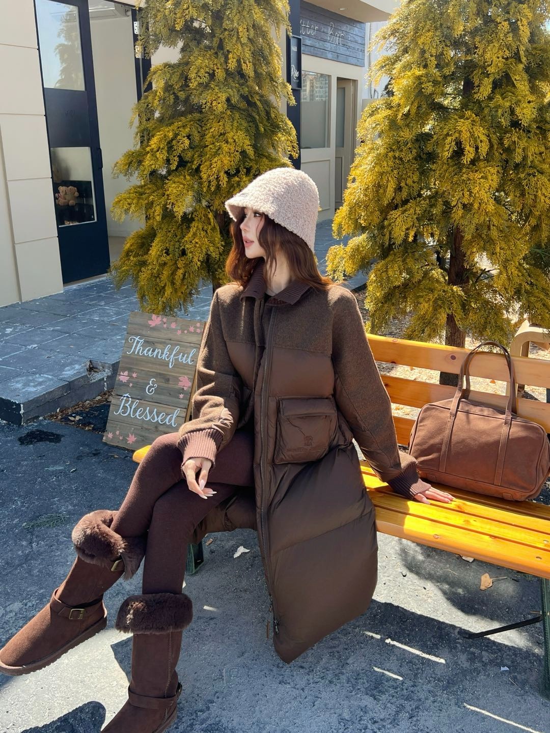 브루넬로쿠치넬리쿠치넬리 신상 스탠드카라 롱패딩