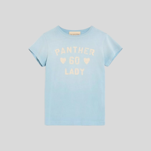 발렌티노 프린트 코튼 티셔츠