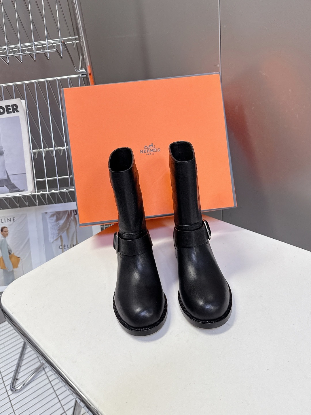 에르메스 신상 앵클부츠