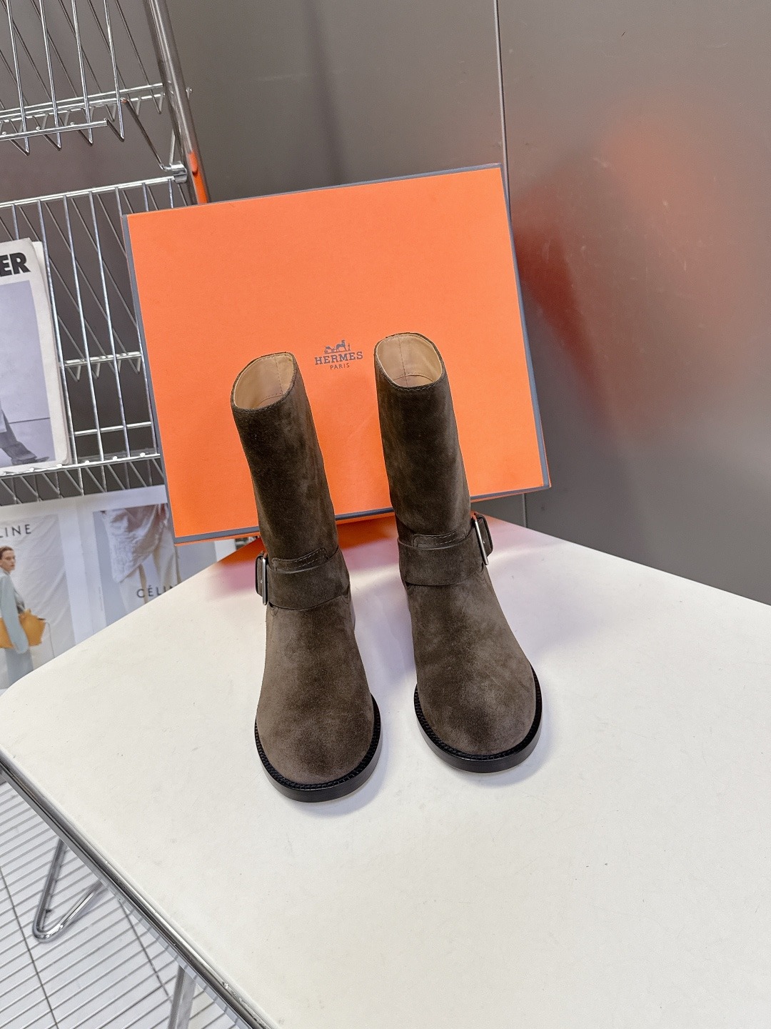에르메스 신상 앵클부츠