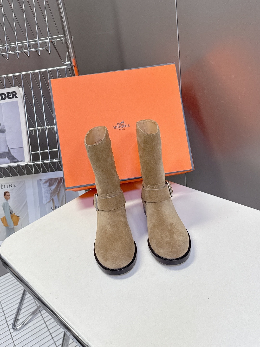 에르메스 신상 앵클부츠