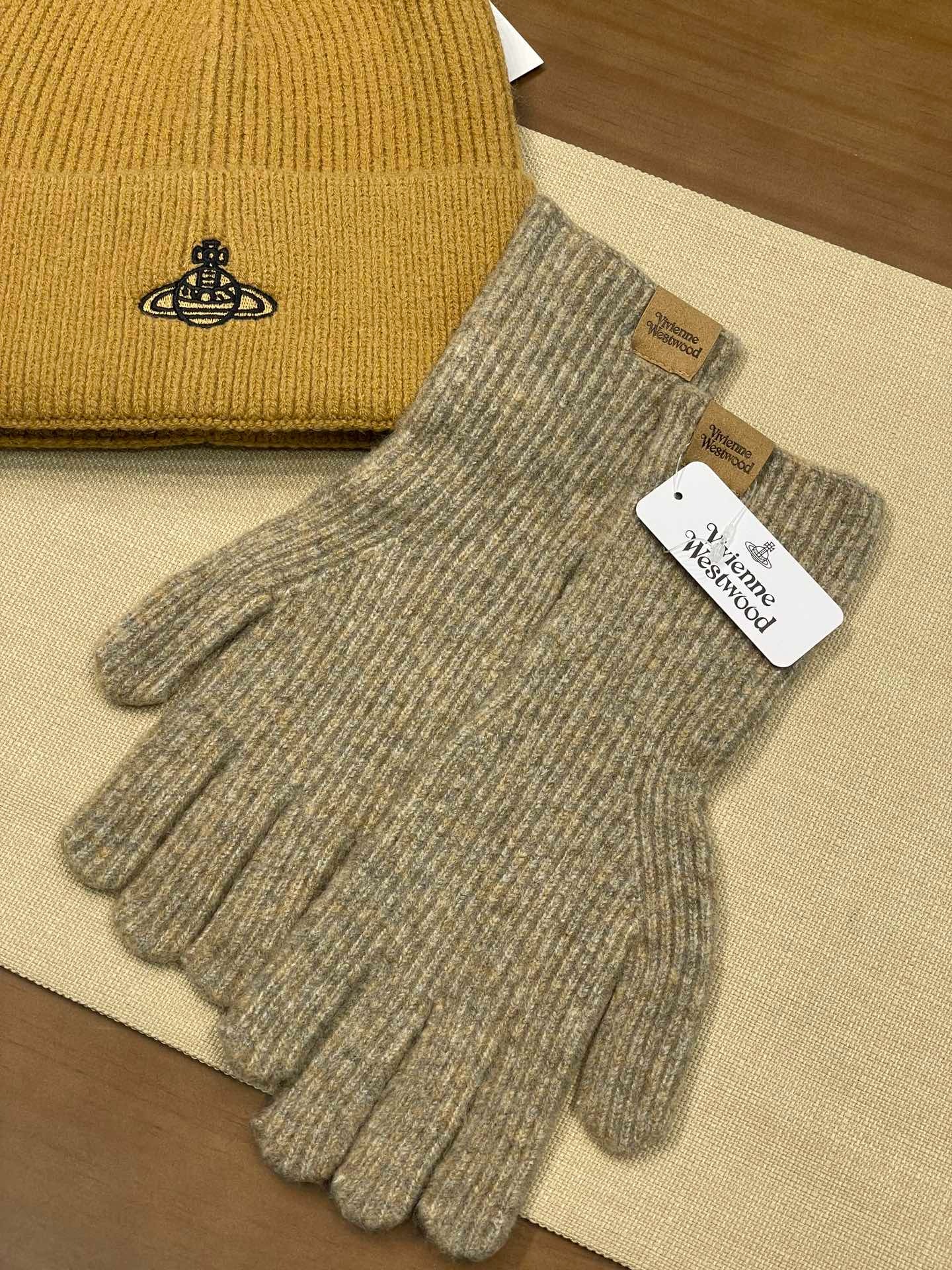 비비안 울 니트 장갑