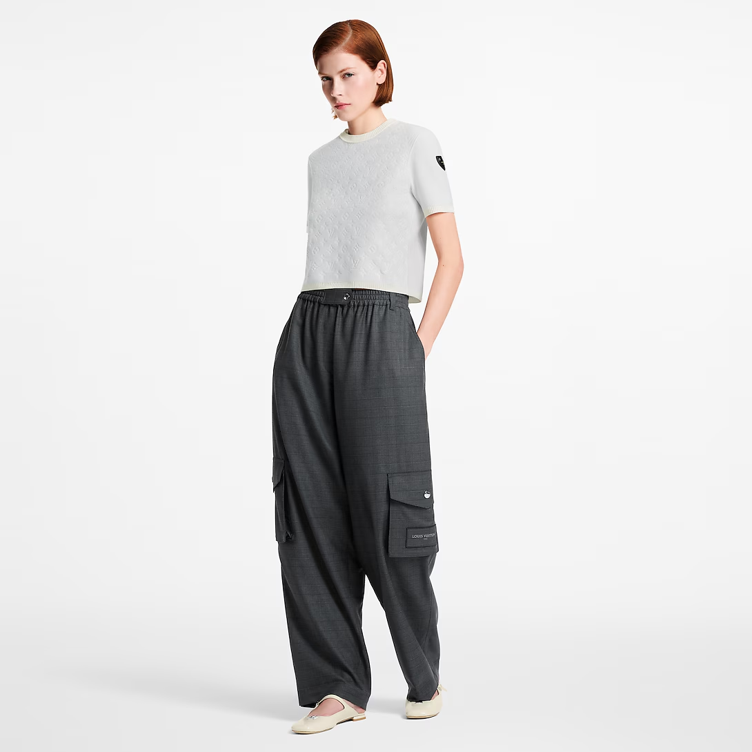 루이비통 모노그램 액센트 니트 톱