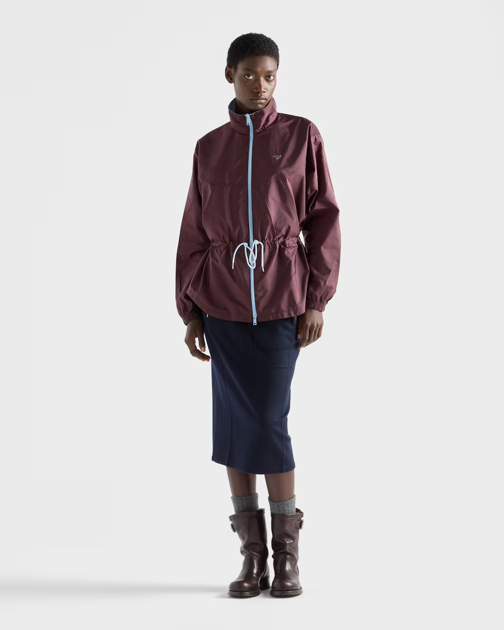 프라다 리나일론 블루종 재킷