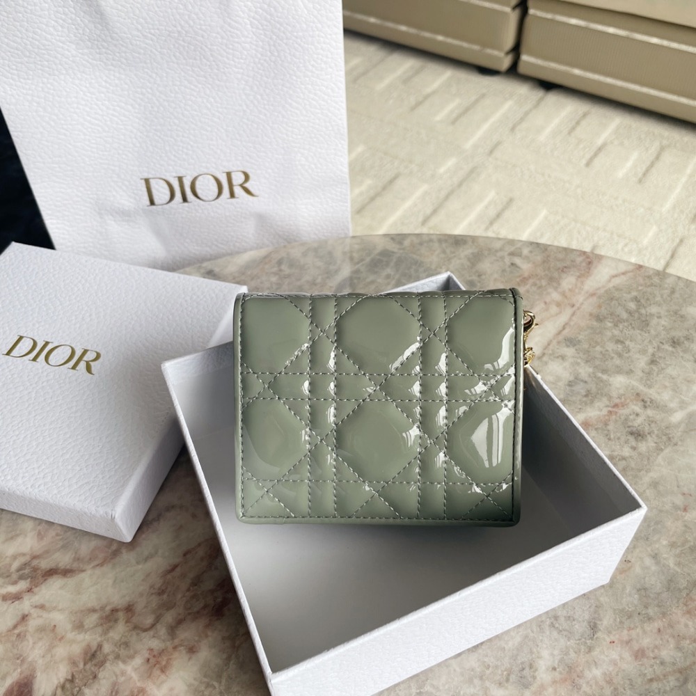 디올 플랩 카드지갑 페이던트 까나쥬 S0178OVRB